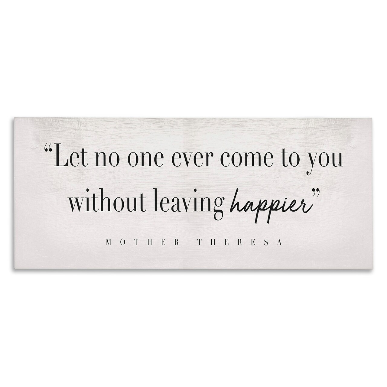 Stupell Industries Mother Theresa Inspirational Quote Canvas Wall Art